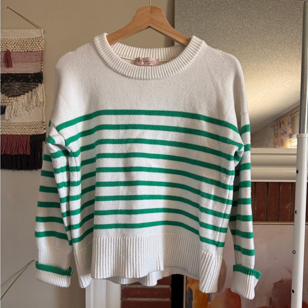 Philosophy Striped Sweater